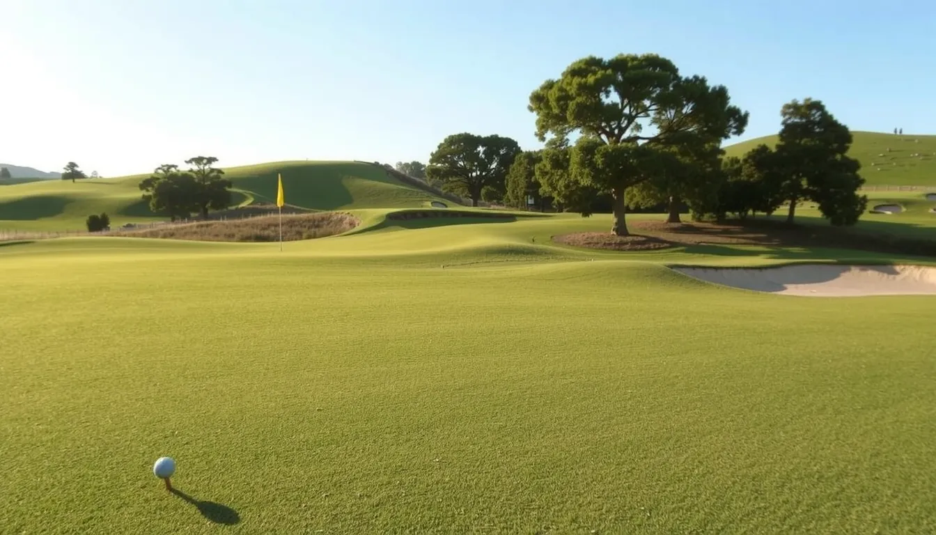 un terrain de golf